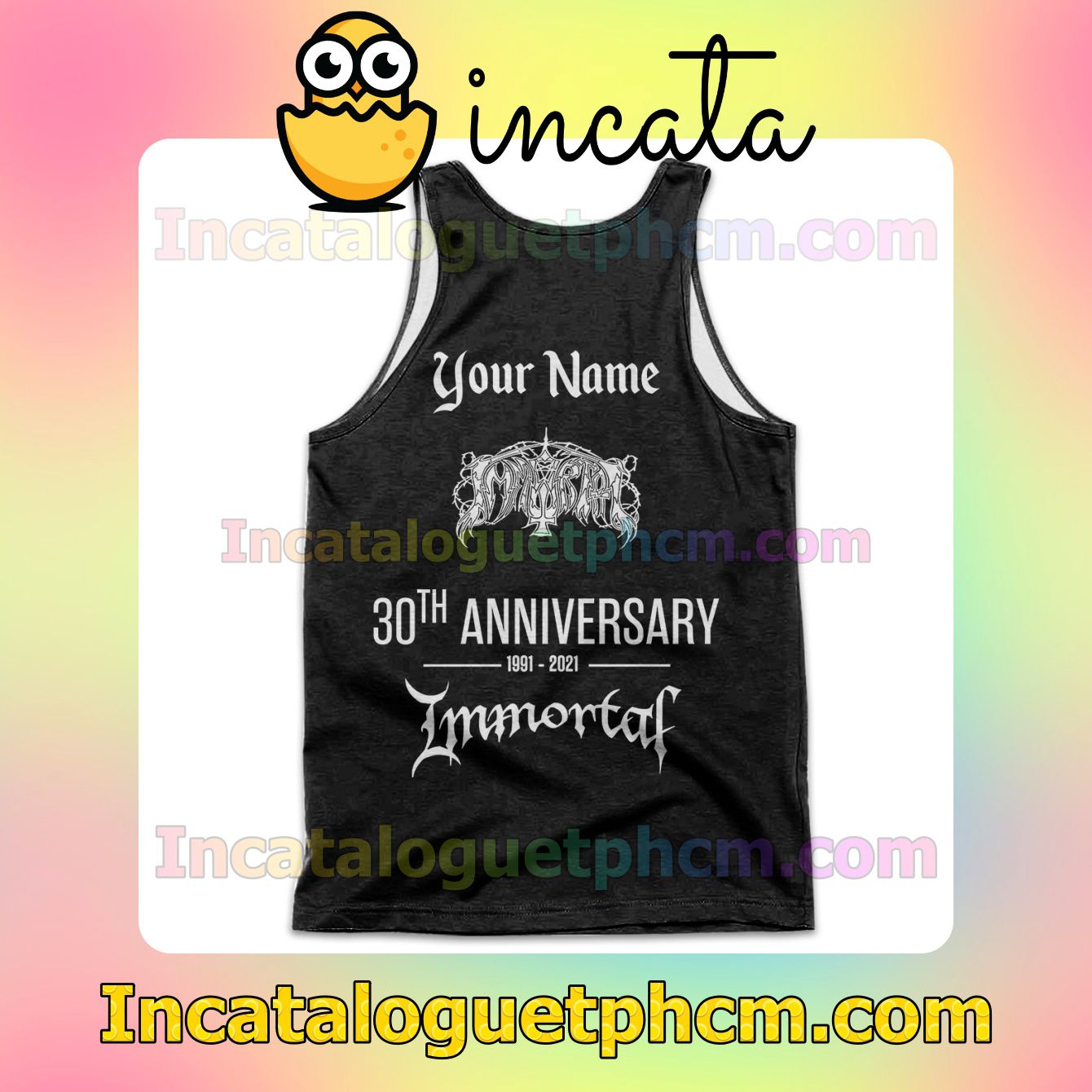 Get Here Personalized Immortal Northern Chaos Gods Album Cover Workout Tank Top