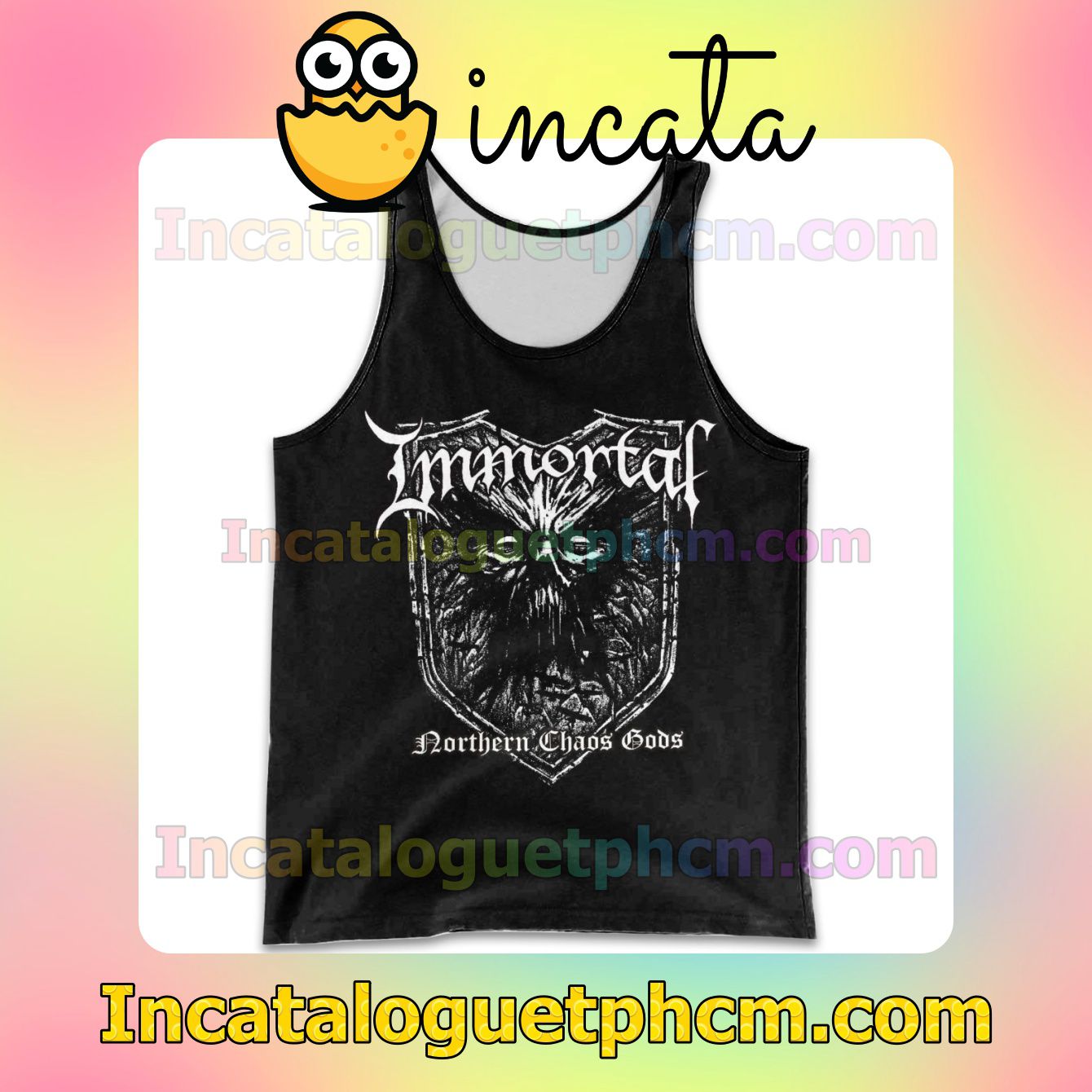 Perfect Personalized Immortal Northern Chaos Gods Album Cover Workout Tank Top
