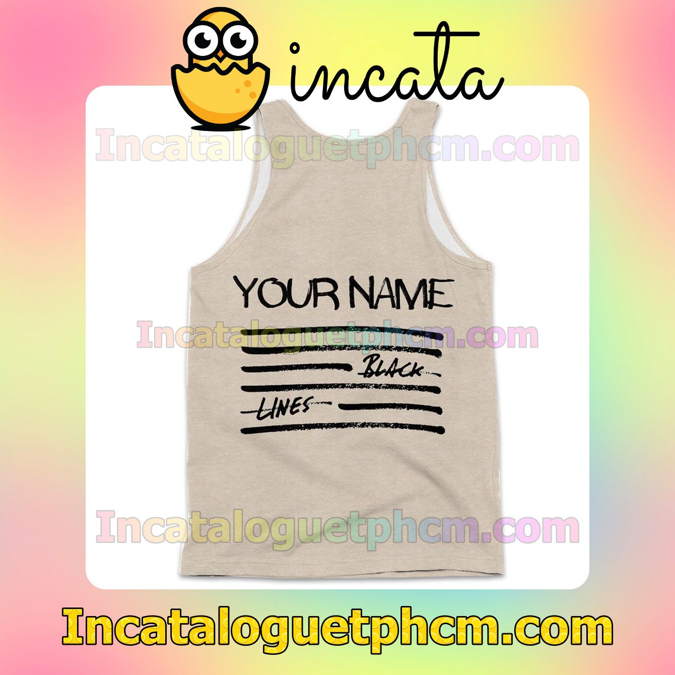 Near you Personalized Mayday Parade Black Lines Album Cover Workout Tank Top