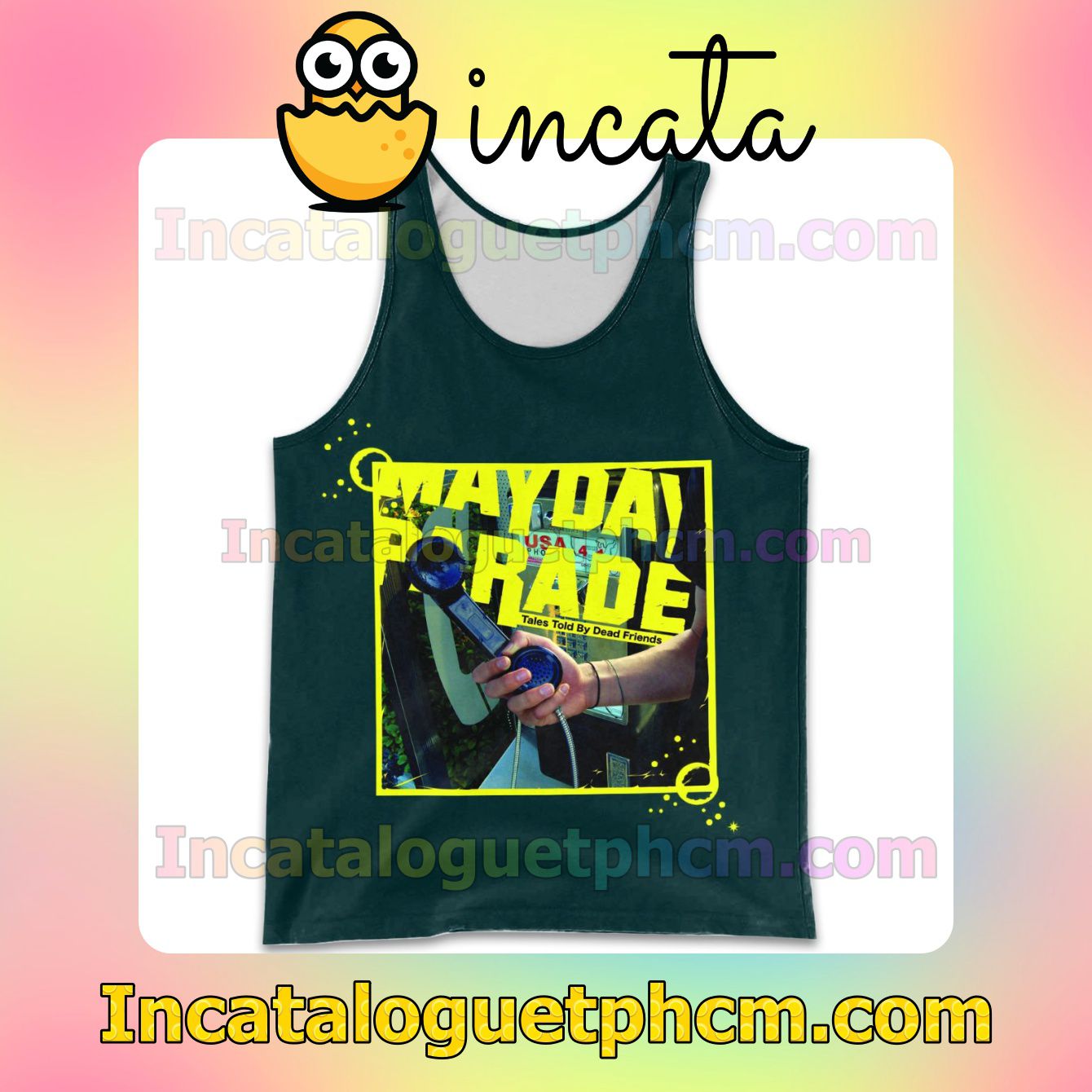 Amazing Personalized Mayday Parade Tales Told By Dead Friends Album Cover Workout Tank Top