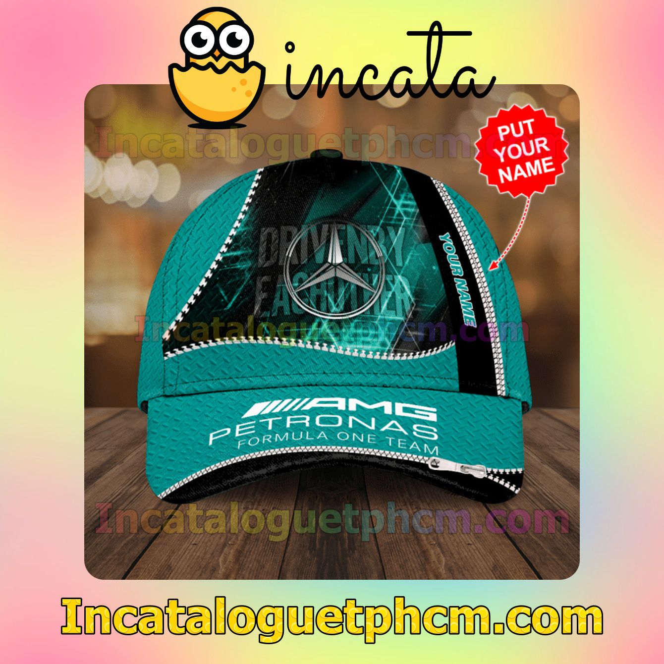 Limited Edition Personalized Mercedes Amg Petronas Formula One Team Driven By Each Other Classic Hat Caps Gift For Men