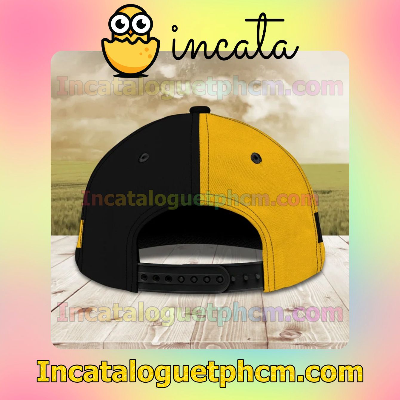 Us Store Personalized School Bus Black And Yellow Classic Hat Caps Gift For Men