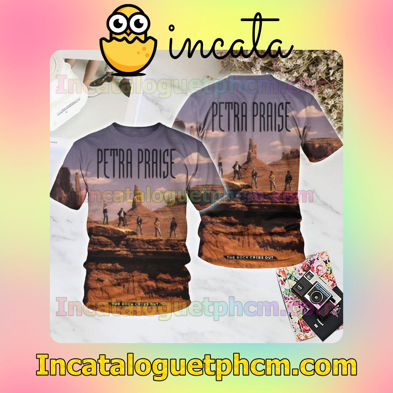 Petra Praise The Rock Cries Out Album Cover Custom Shirts