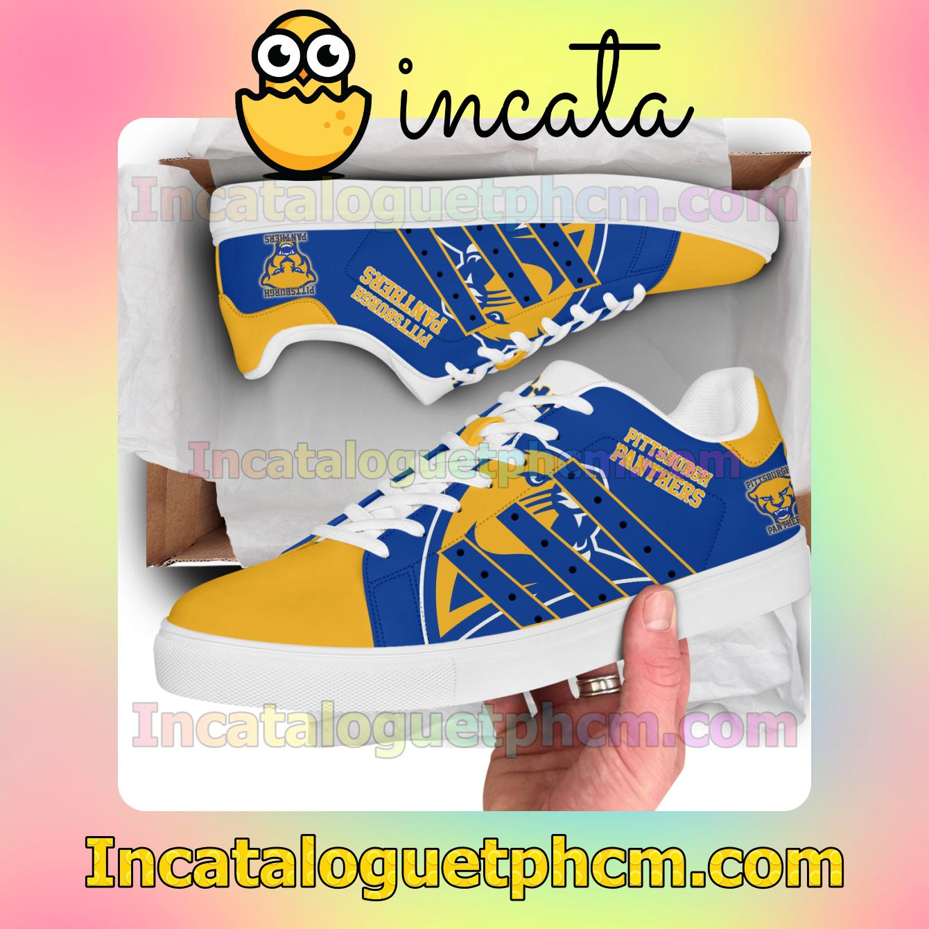 Official Pittsburgh Panthers Logo Stan Smith Shoes
