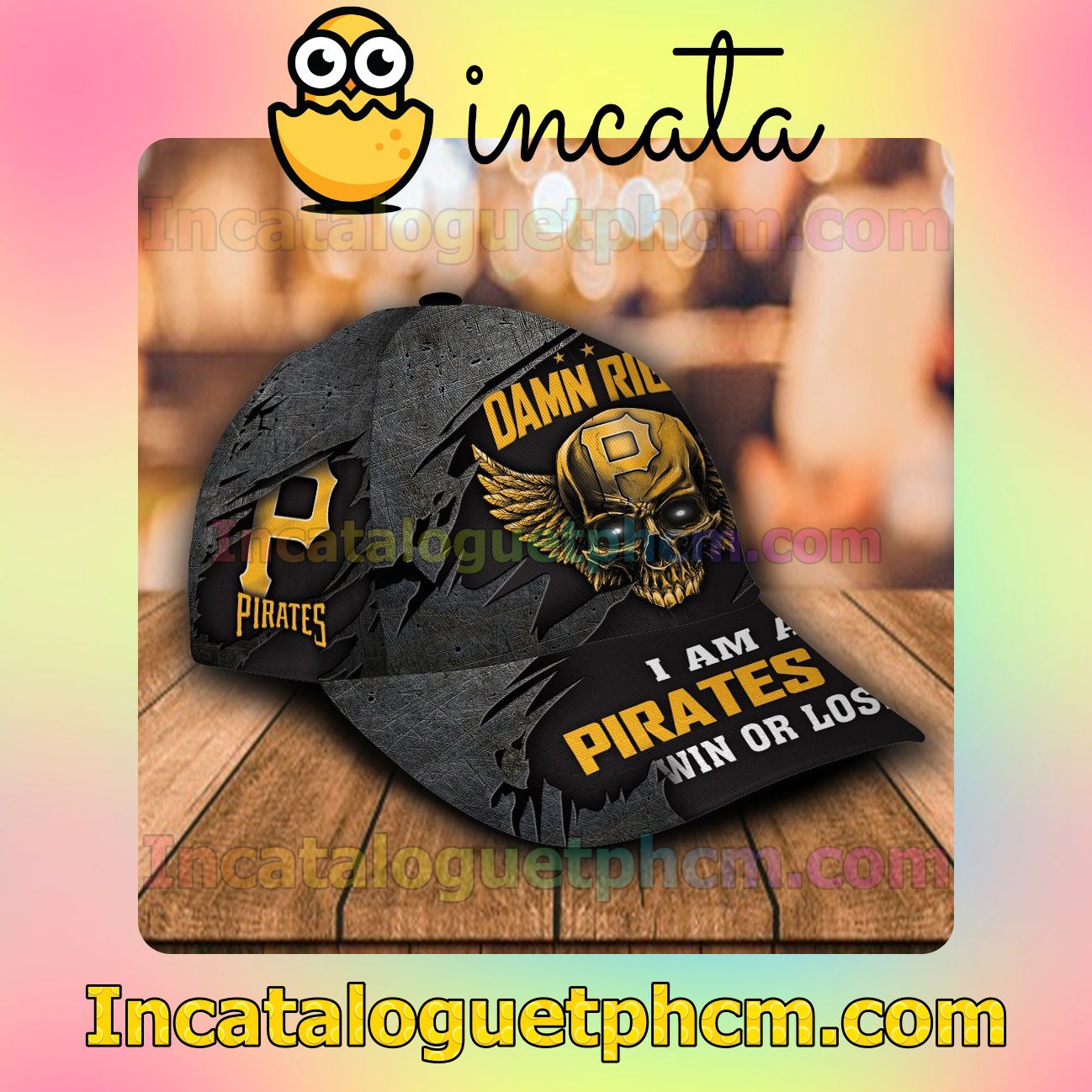 US Shop Pittsburgh Pirates Damn Right I Am A Fan Win Or Lose MLB Customized Hat Caps