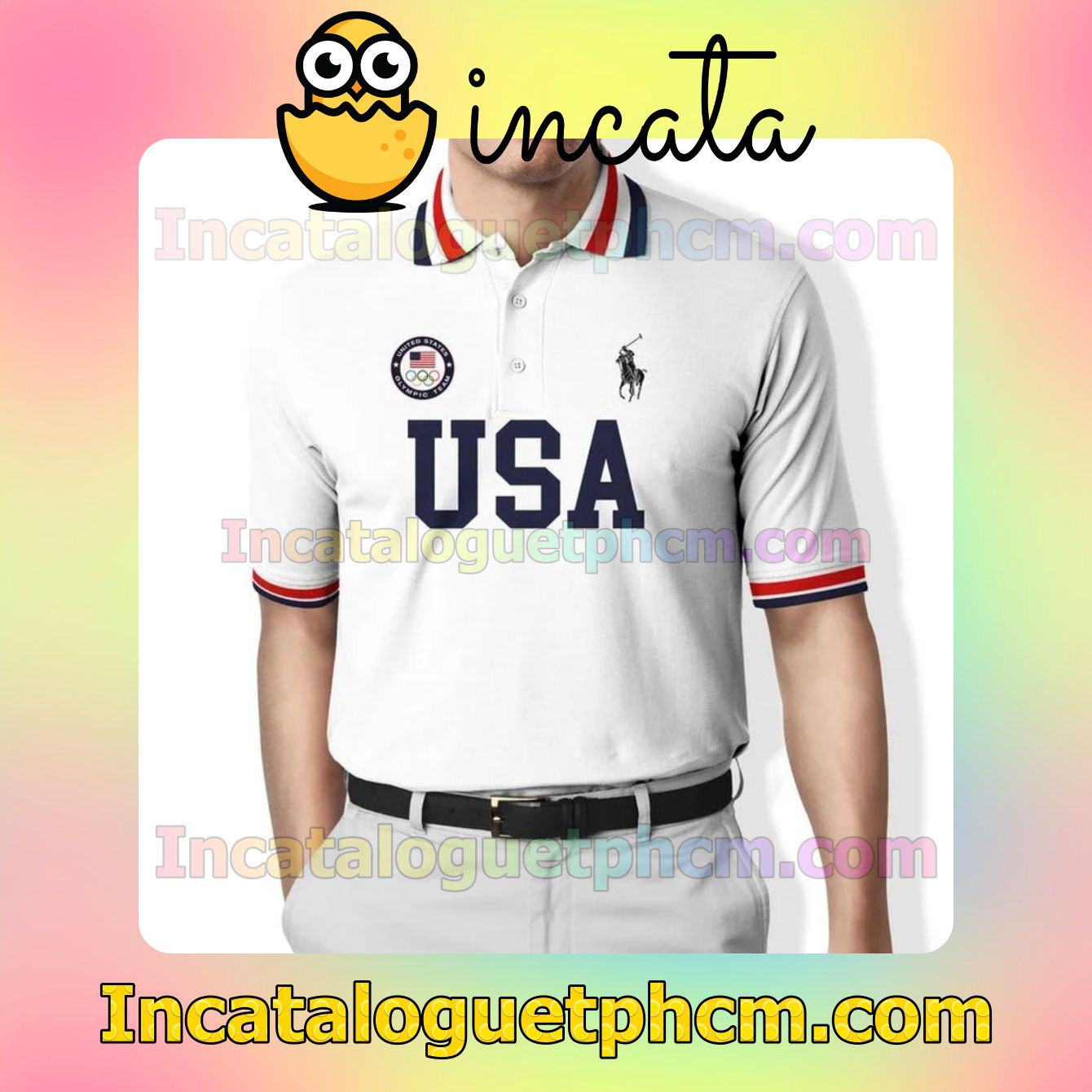 Ralph Lauren Usa United States Olympic Team Polo Gift For Men Dad