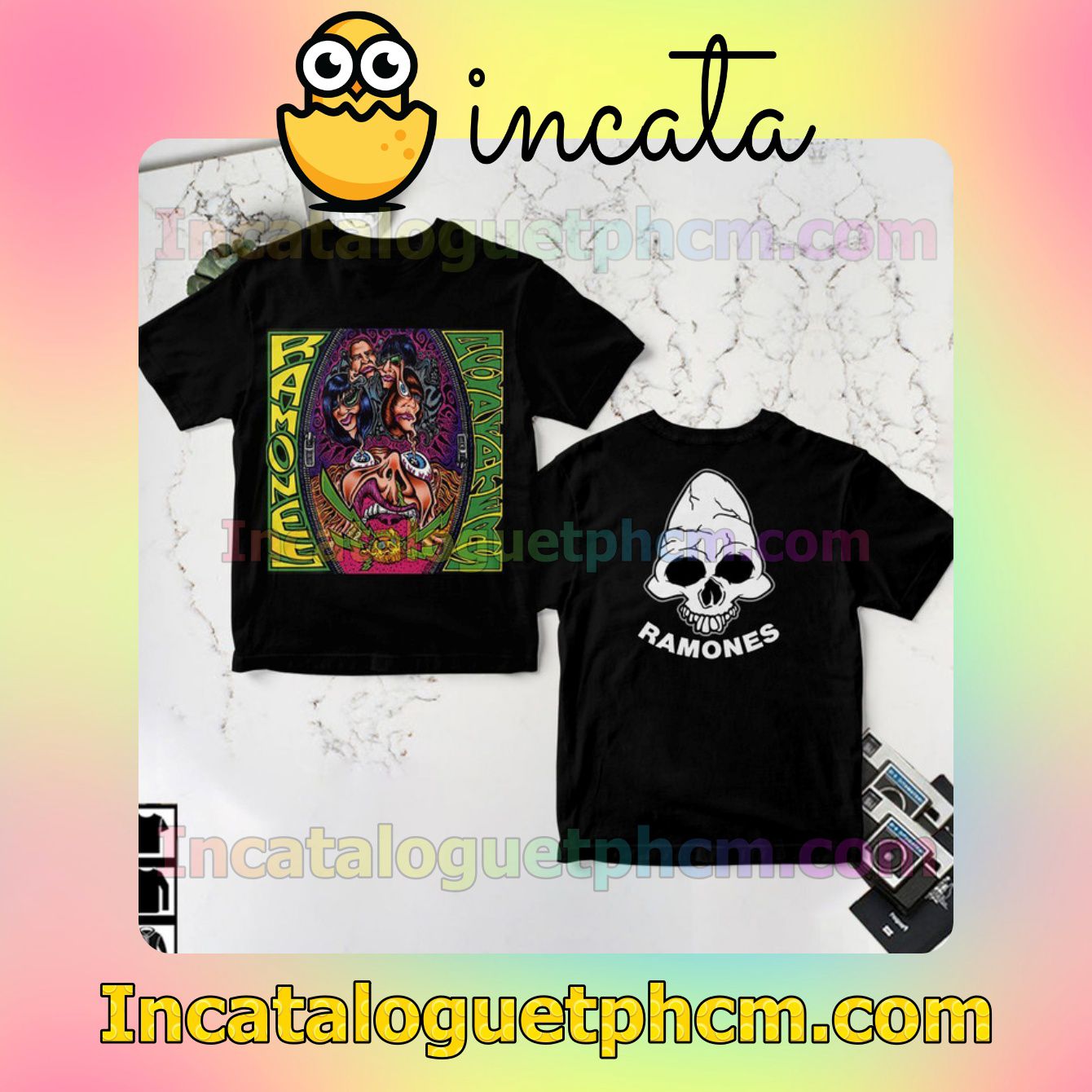 Ramones Acid Eaters Album Cover Custom Shirts