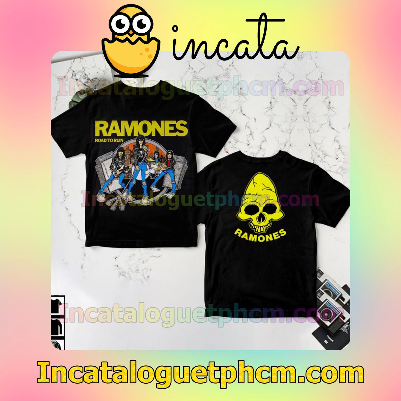 Ramones Road To Ruin Album Custom Shirts