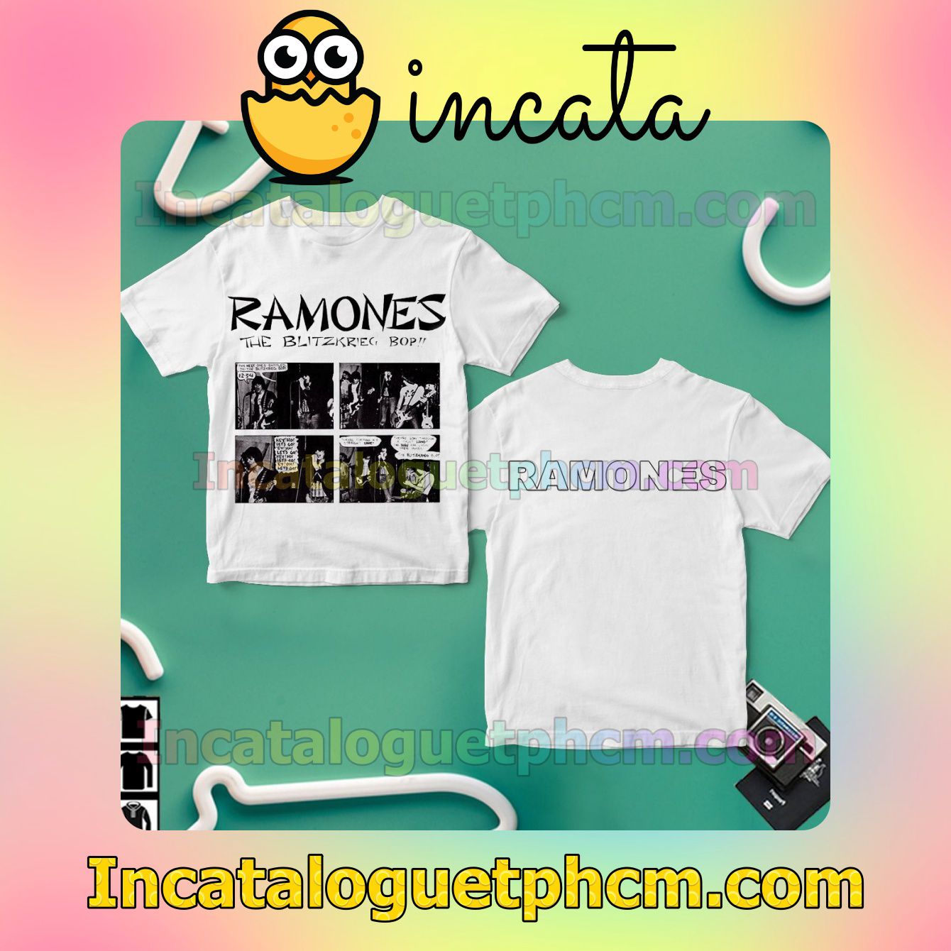 Ramones The Blitzkrieg Bop Single Custom Shirts