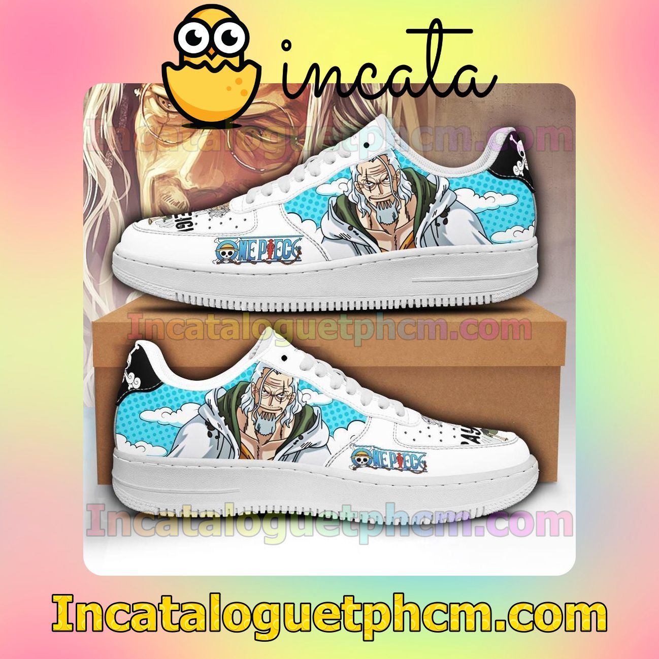 Rayleigh One Piece Anime Nike Low Shoes Sneakers