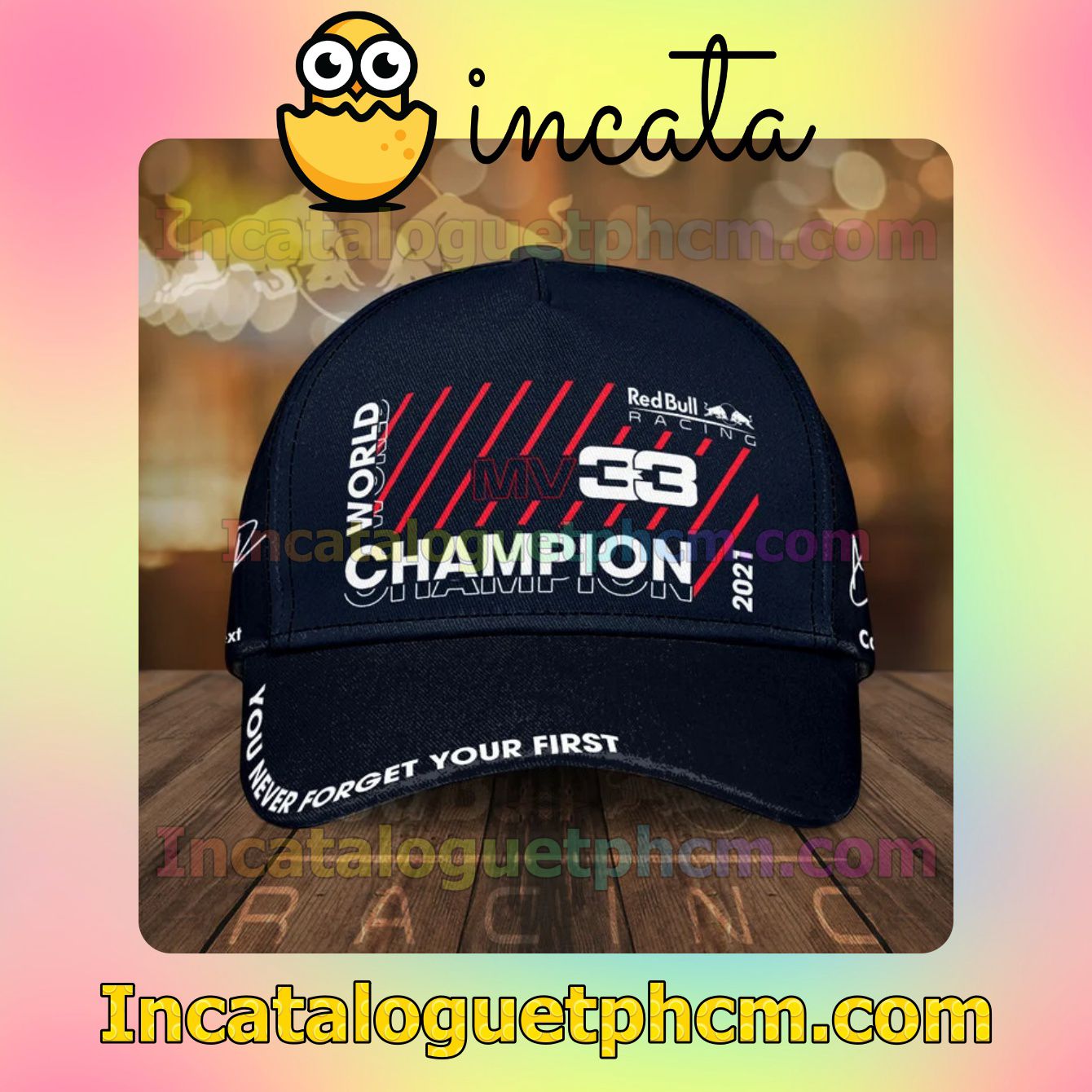 Amazon Red Bull Racing Mv 33 World Champion 2021 You Never Forget Your First Classic Hat Caps Gift For Men