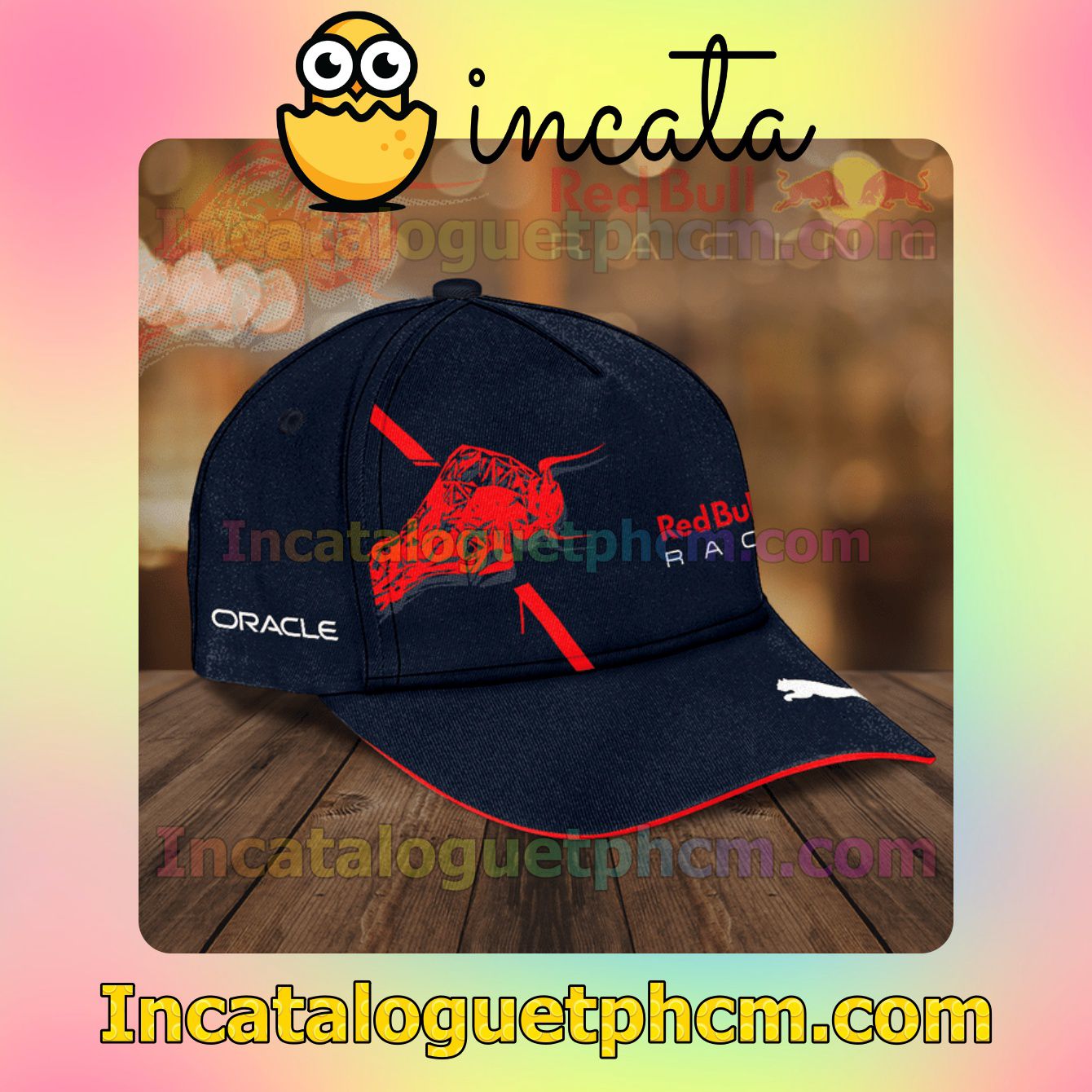 Near you Red Bull Racing Navy Classic Hat Caps Gift For Men