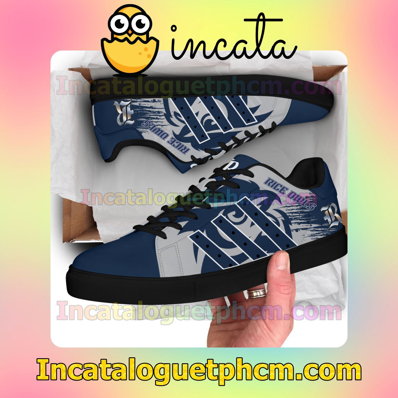 Rice Owls Logo Stan Smith Shoes