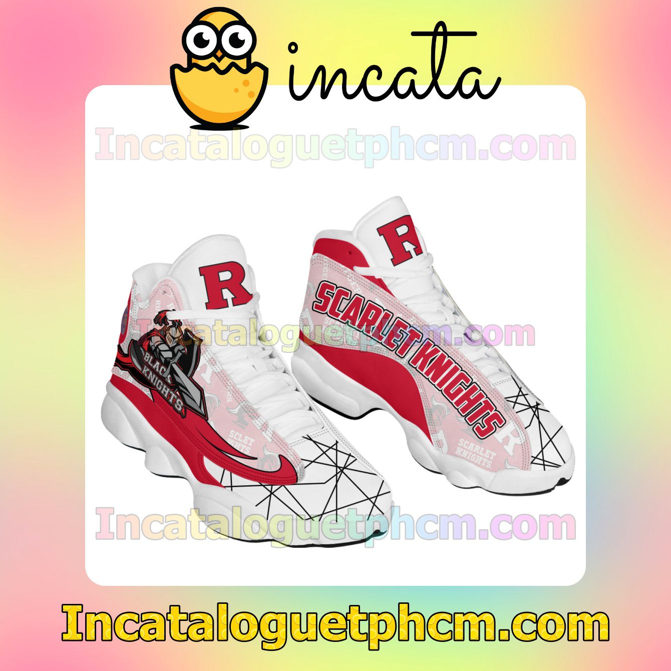 Hot Rutgers Scarlet Knights Nike Mens Shoes Sneakers