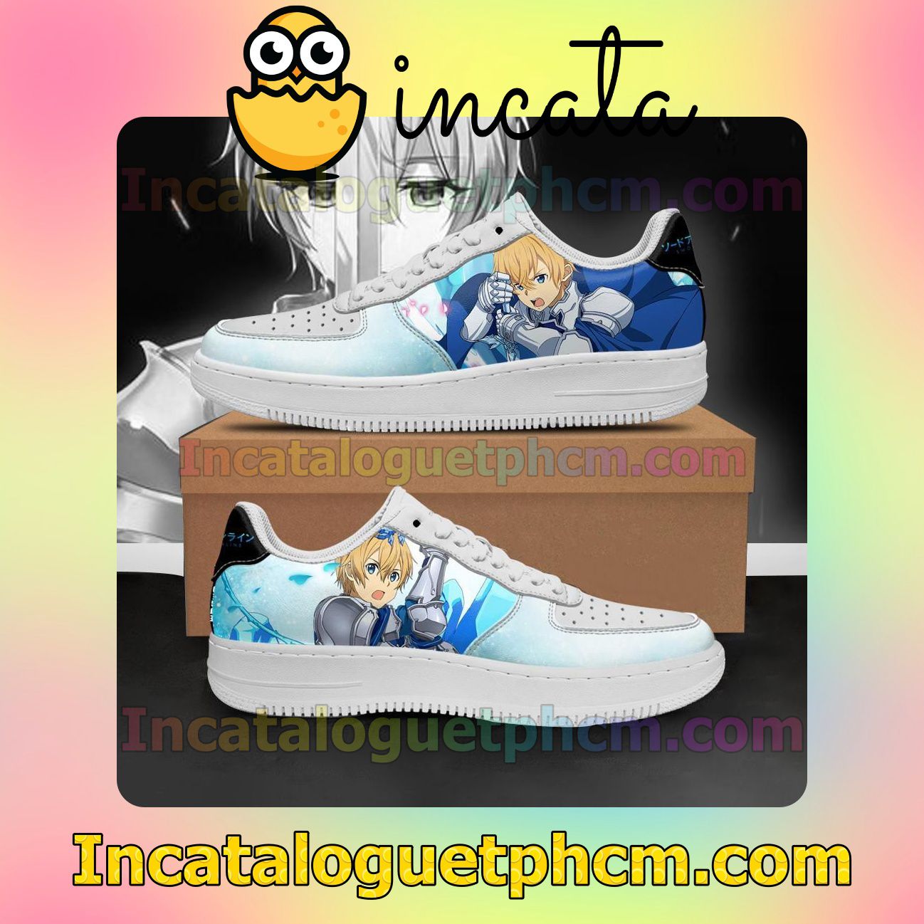 SAO Eugeo Sword Art Online Anime Nike Low Shoes Sneakers
