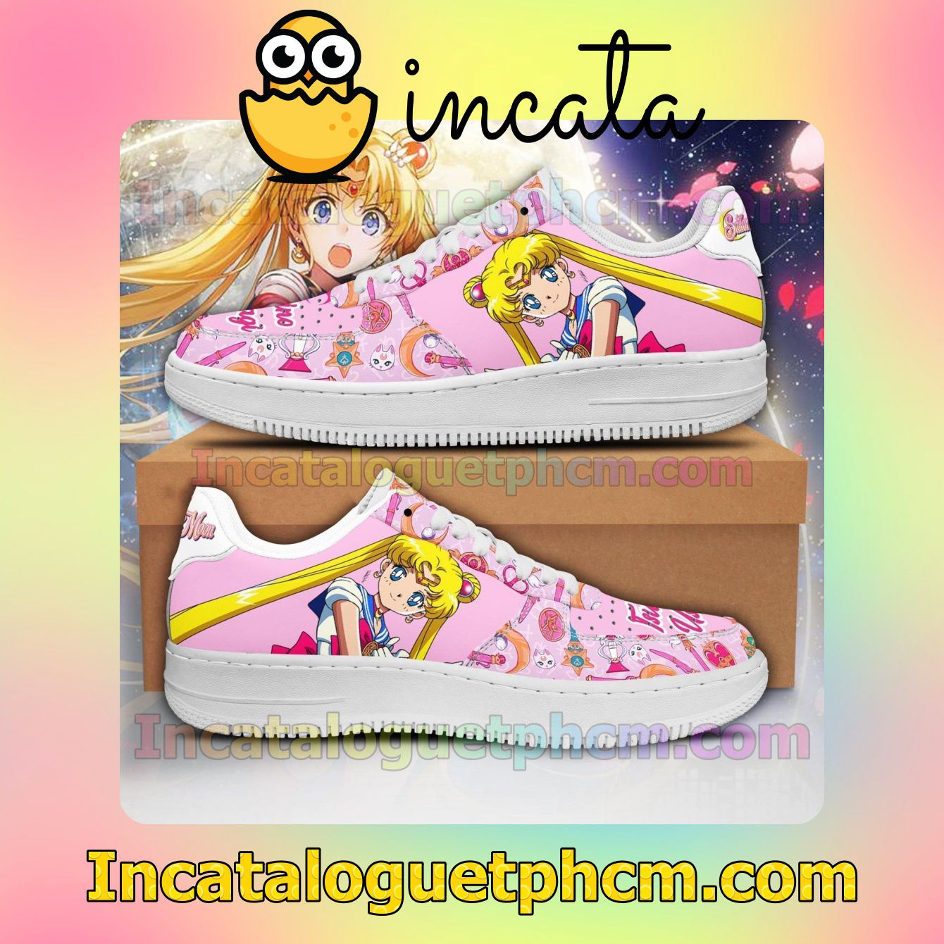 Sailor Moon Sailor Moon Anime Nike Low Shoes Sneakers