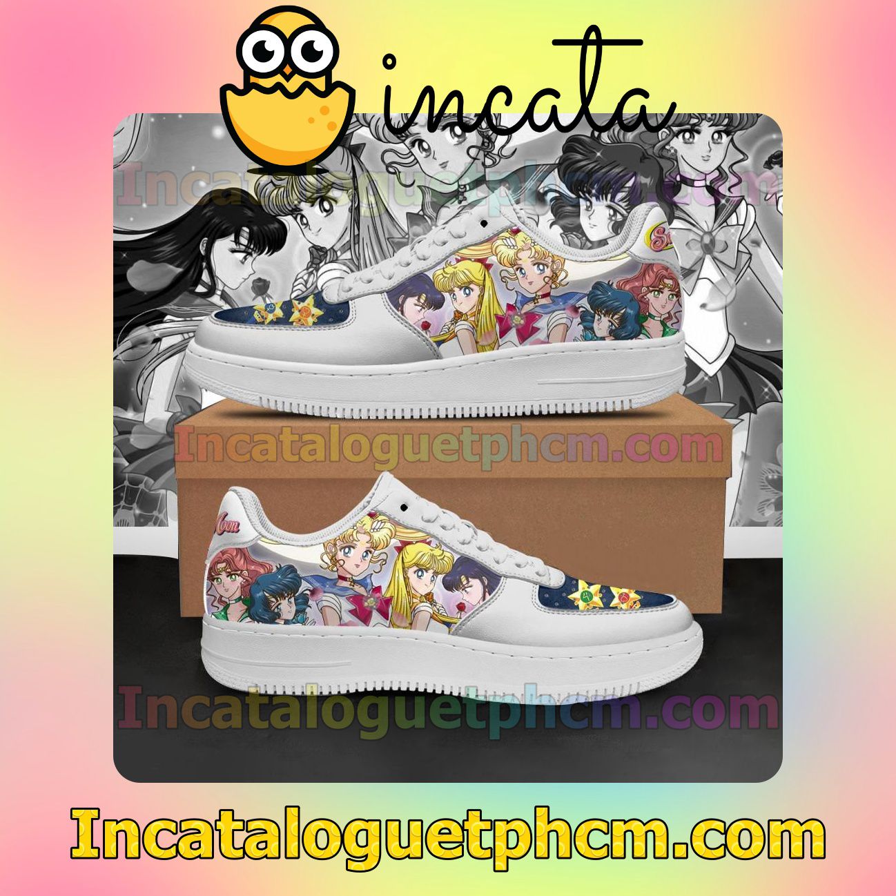 Sailor Moon Team Anime Nike Low Shoes Sneakers