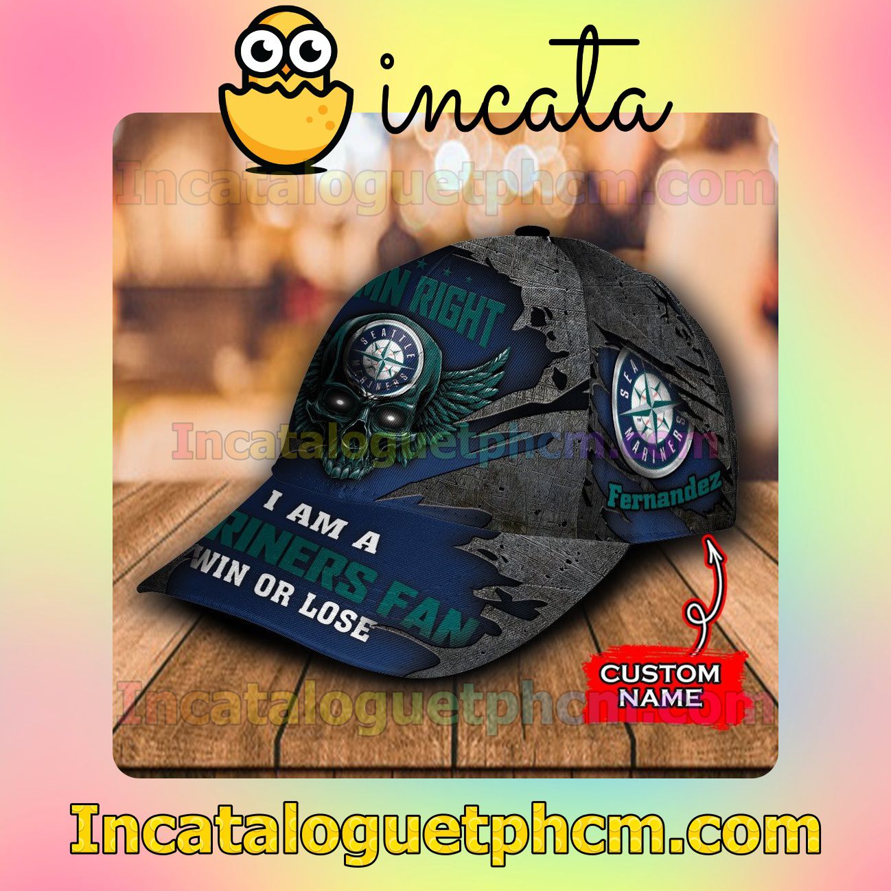 Top Selling Seattle Mariners Damn Right I Am A Fan Win Or Lose MLB Customized Hat Caps