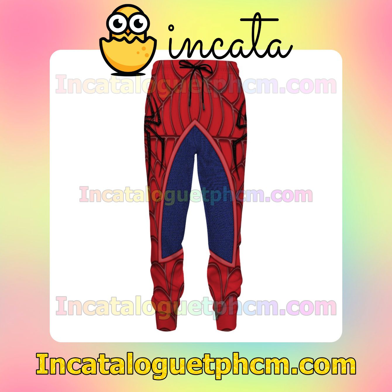 Spider-man Classic Red Women Mens Pants