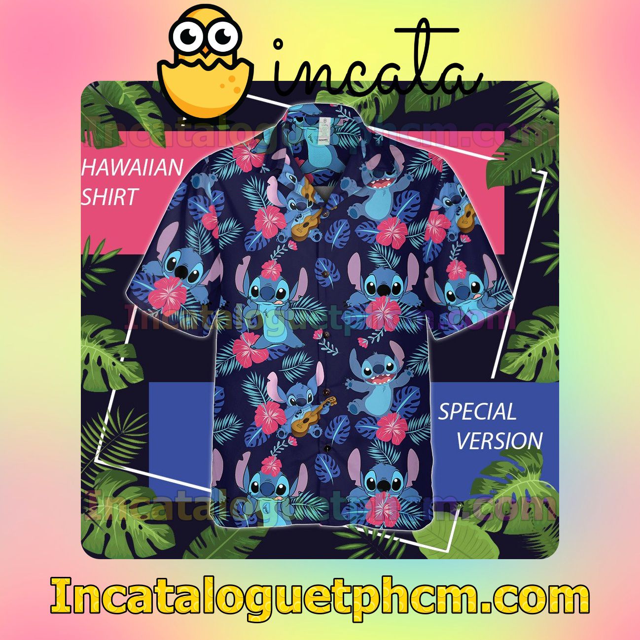 Stitch Tropical Unisex Shirts