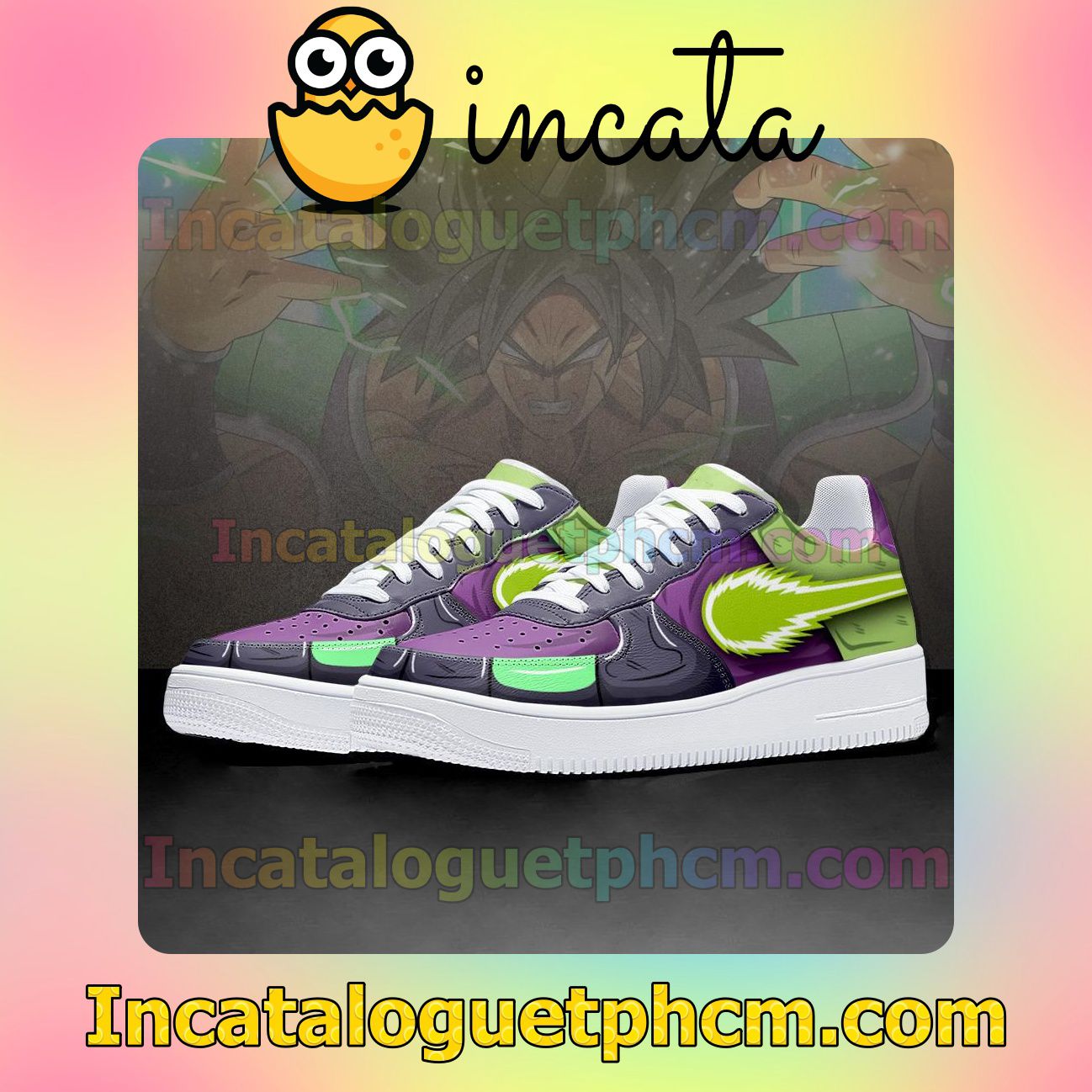 Adorable Super Broly Skill Dragon Ball Anime Nike Low Shoes Sneakers