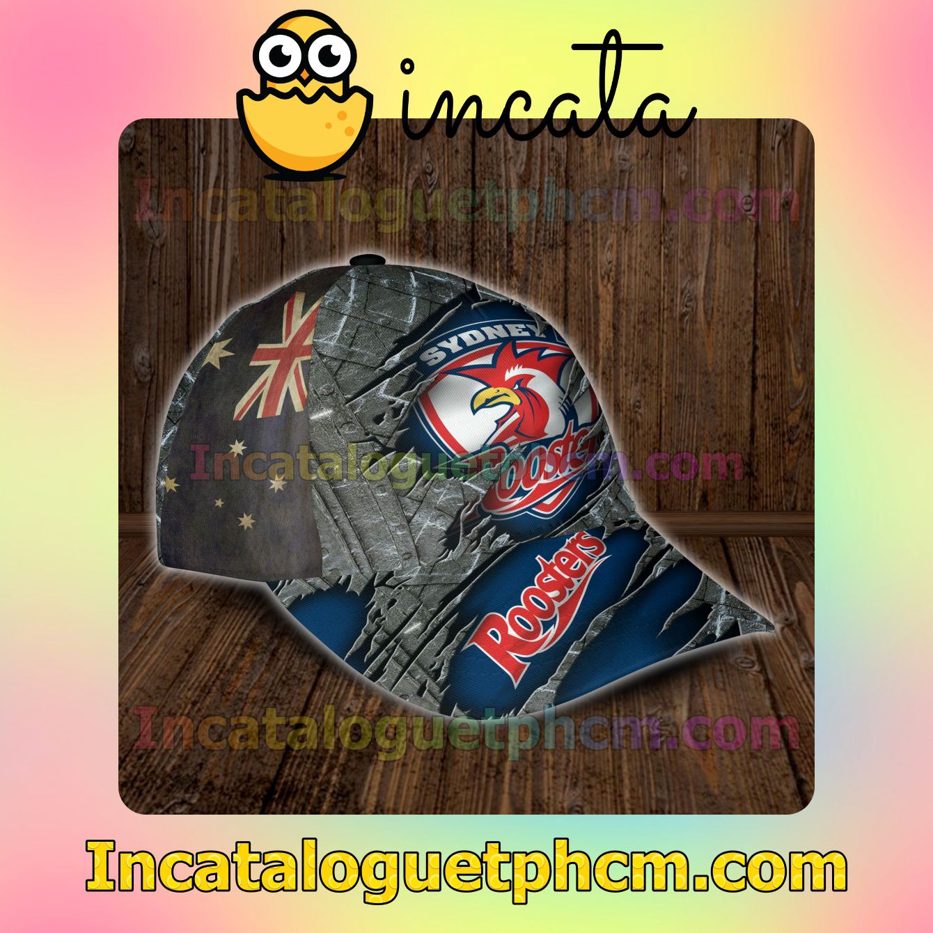 Luxury Sydney Roosters NRL Customized Hat Caps