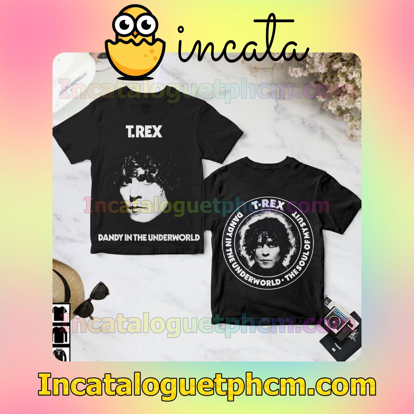 T. Rex Dandy In The Underworld Album Cover Custom Shirts