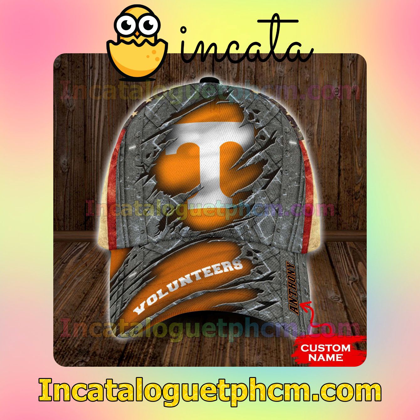 Free Ship Tennessee Volunteers NCAA Customized Hat Caps