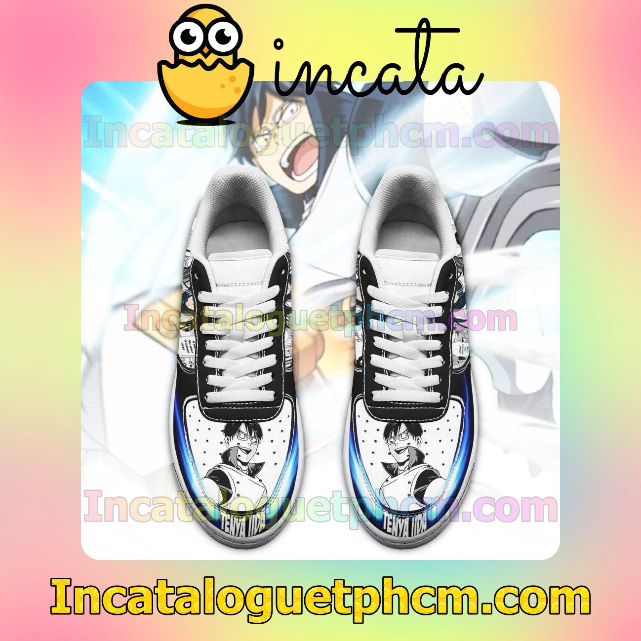 Perfect Tenya Iida My Hero Academia Anime Nike Low Shoes Sneakers