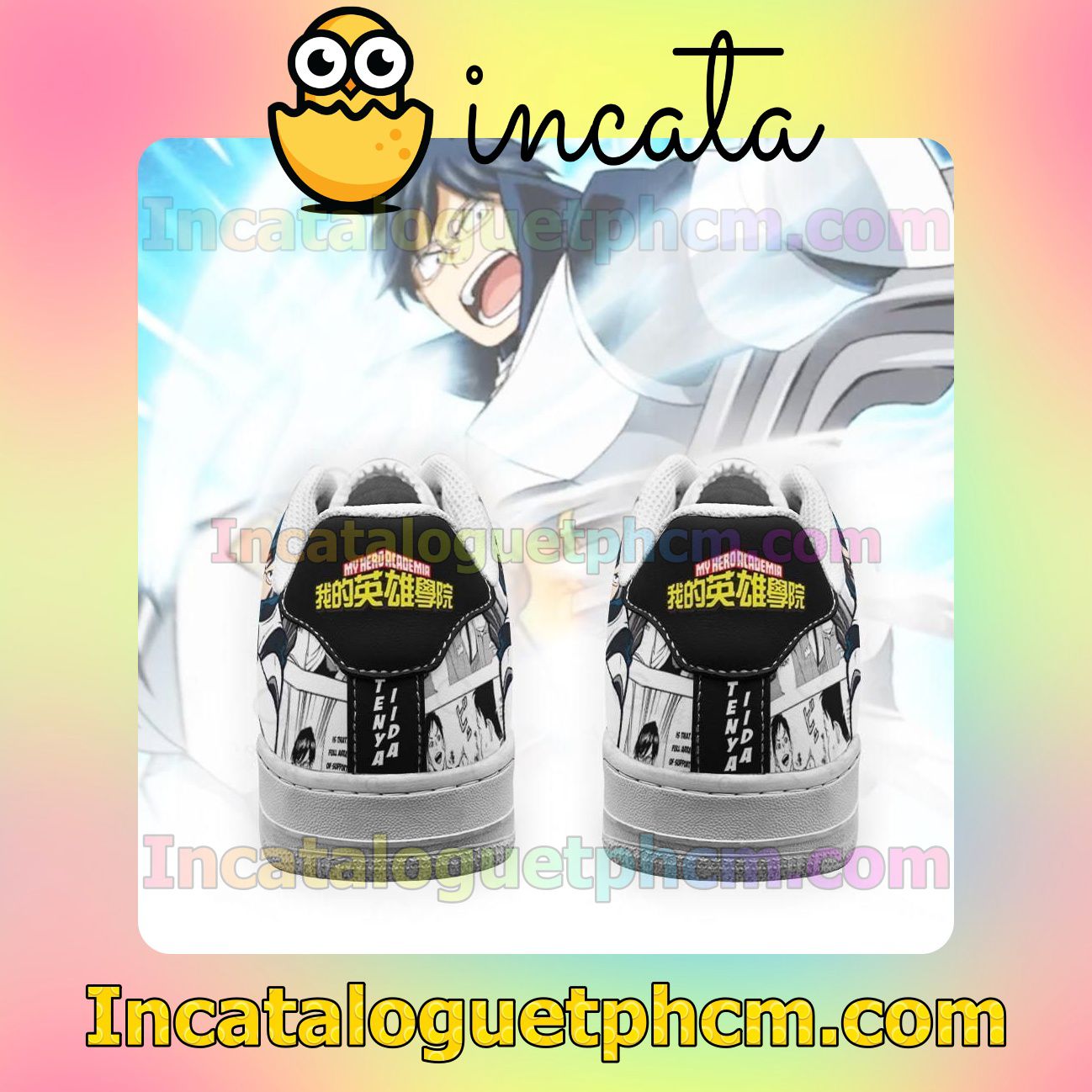 Top Selling Tenya Iida My Hero Academia Anime Nike Low Shoes Sneakers