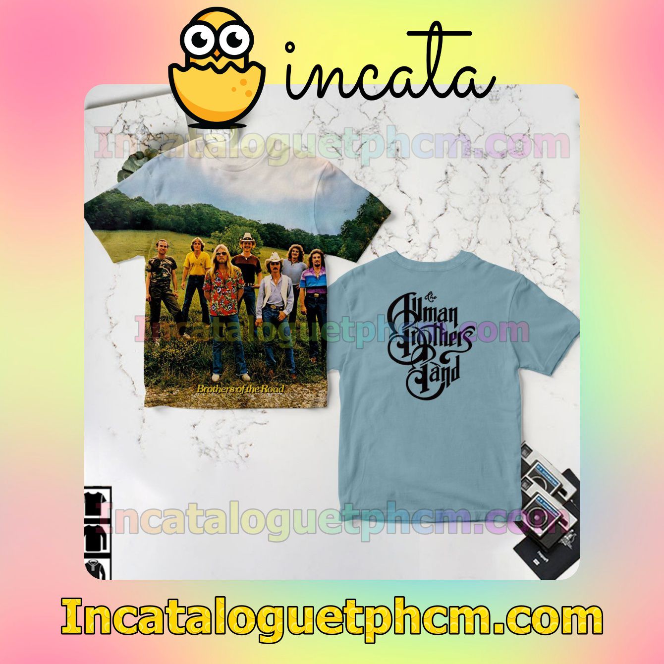 The Allman Brothers Band Brothers Of The Road Album Cover Custom Shirts