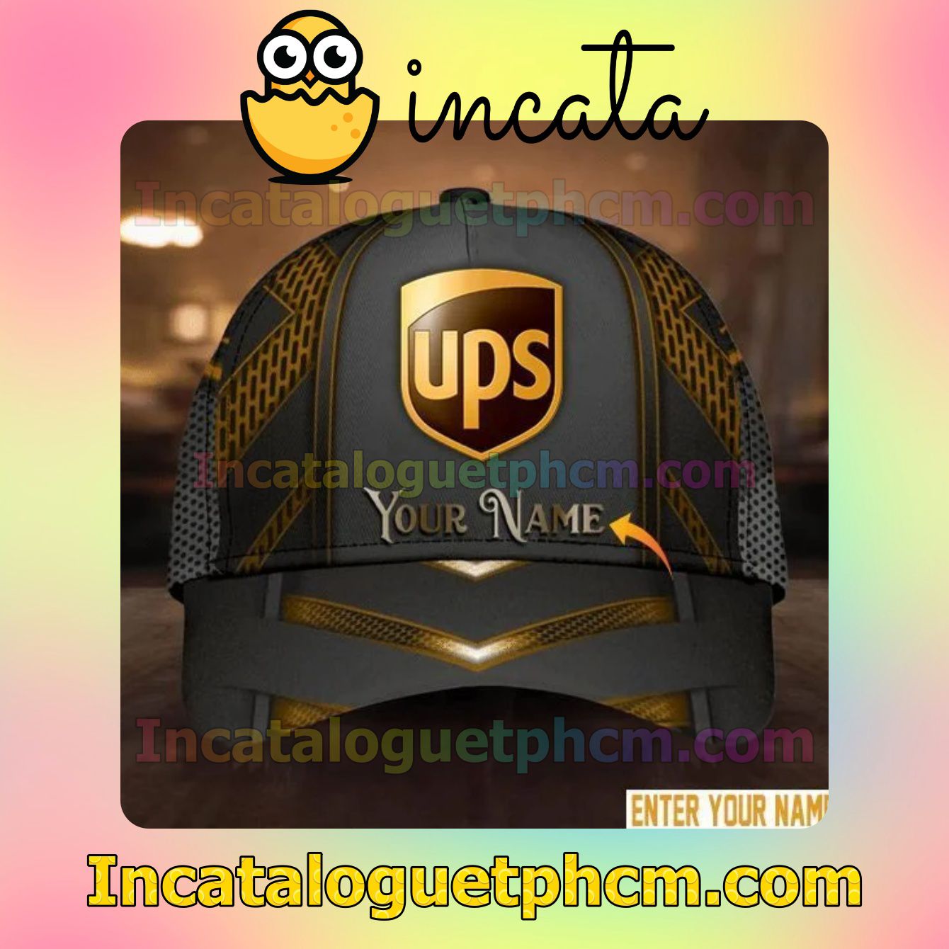 Toyota Tacoma Black And Gold Classic Hat Caps Gift For Men