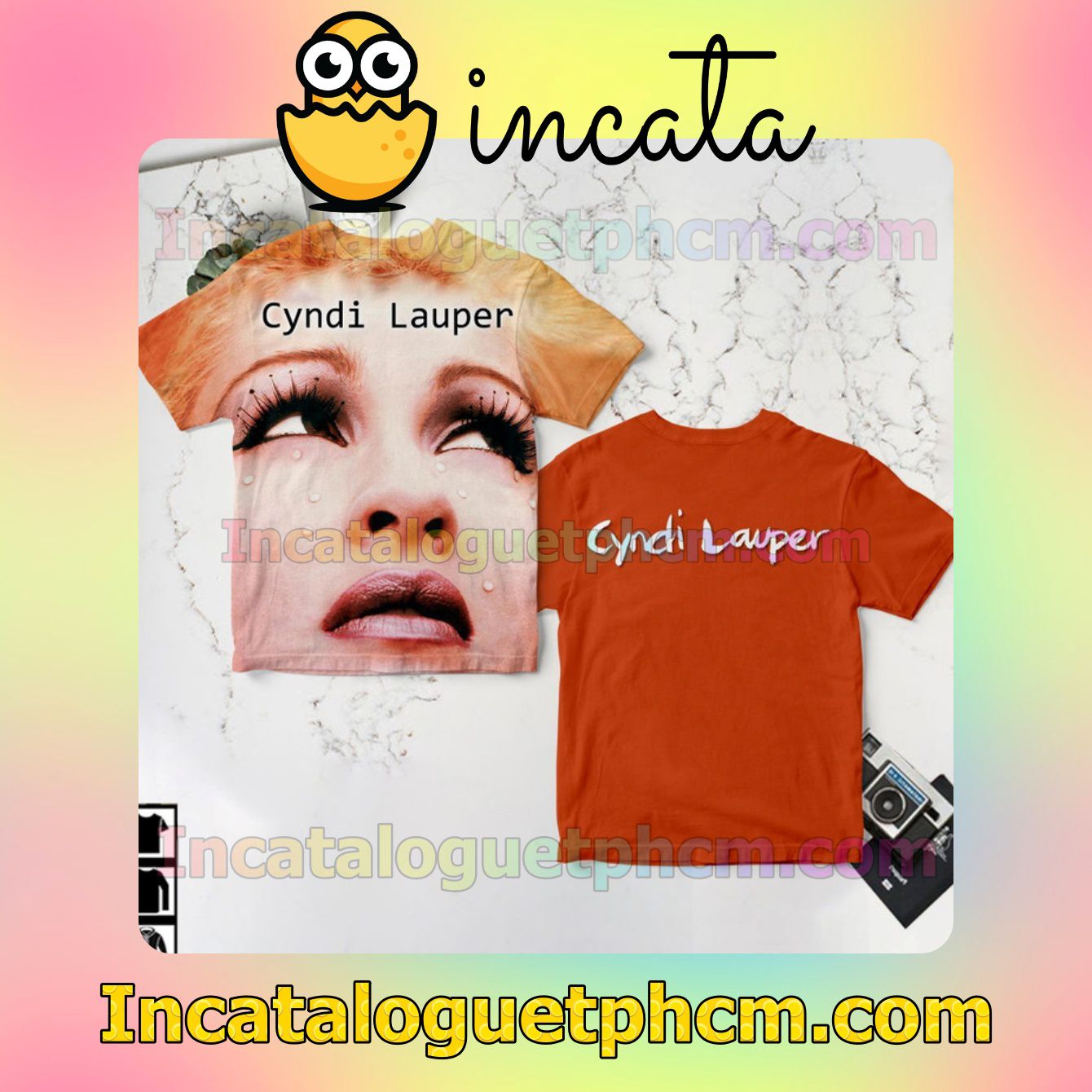 True Colors The Best Of Cyndi Lauper Album Cover Fan Shirts