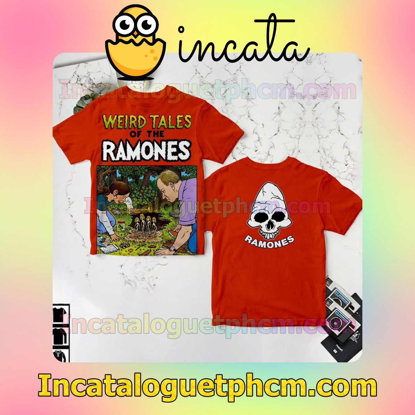 Weird Tales Of The Ramones Album Cover Custom Shirts