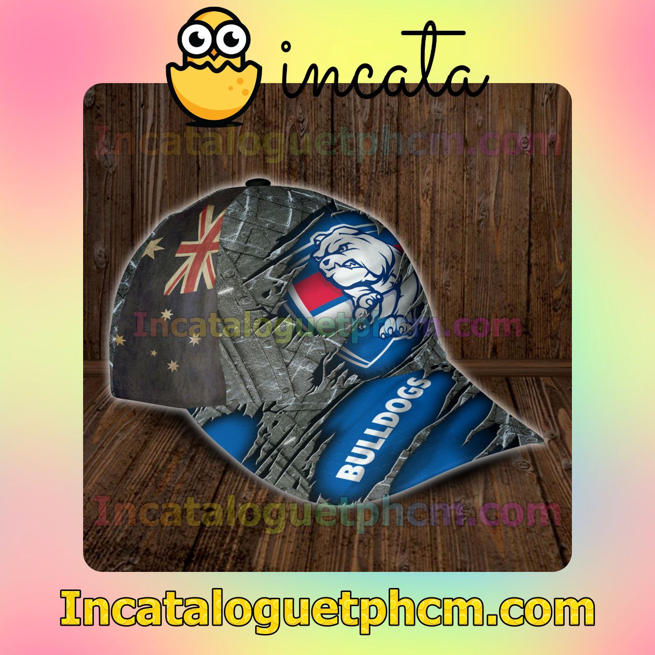Clothing Western Bulldogs AFL Customized Hat Caps