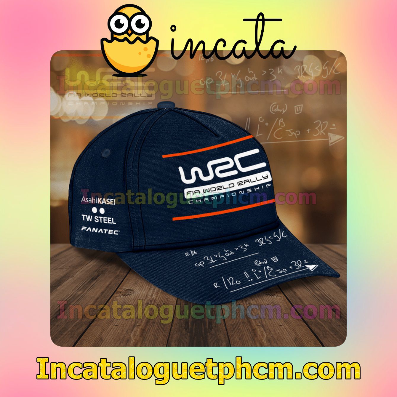 Hot Deal Wrc Fia World Rally Championship Physics Formulas Navy Classic Hat Caps Gift For Men