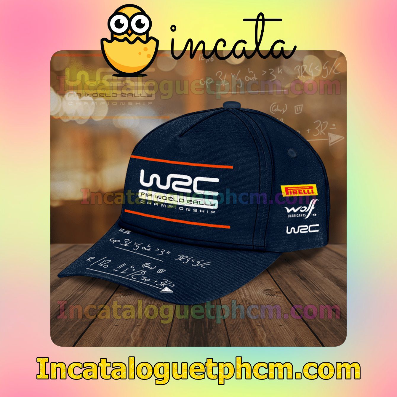 Etsy Wrc Fia World Rally Championship Physics Formulas Navy Classic Hat Caps Gift For Men