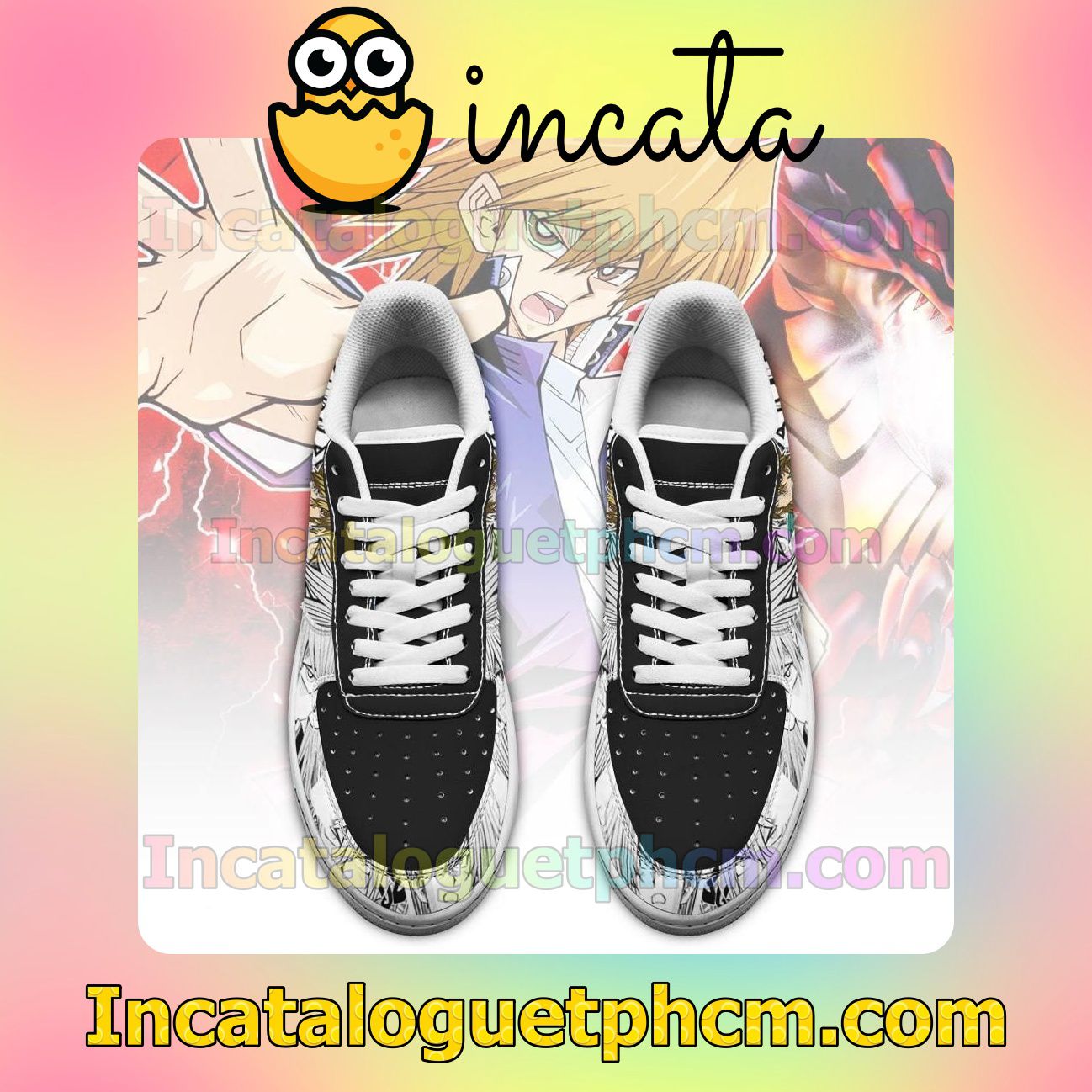 Official Yugioh Joey Wheeler Yu Gi Oh Anime Nike Low Shoes Sneakers