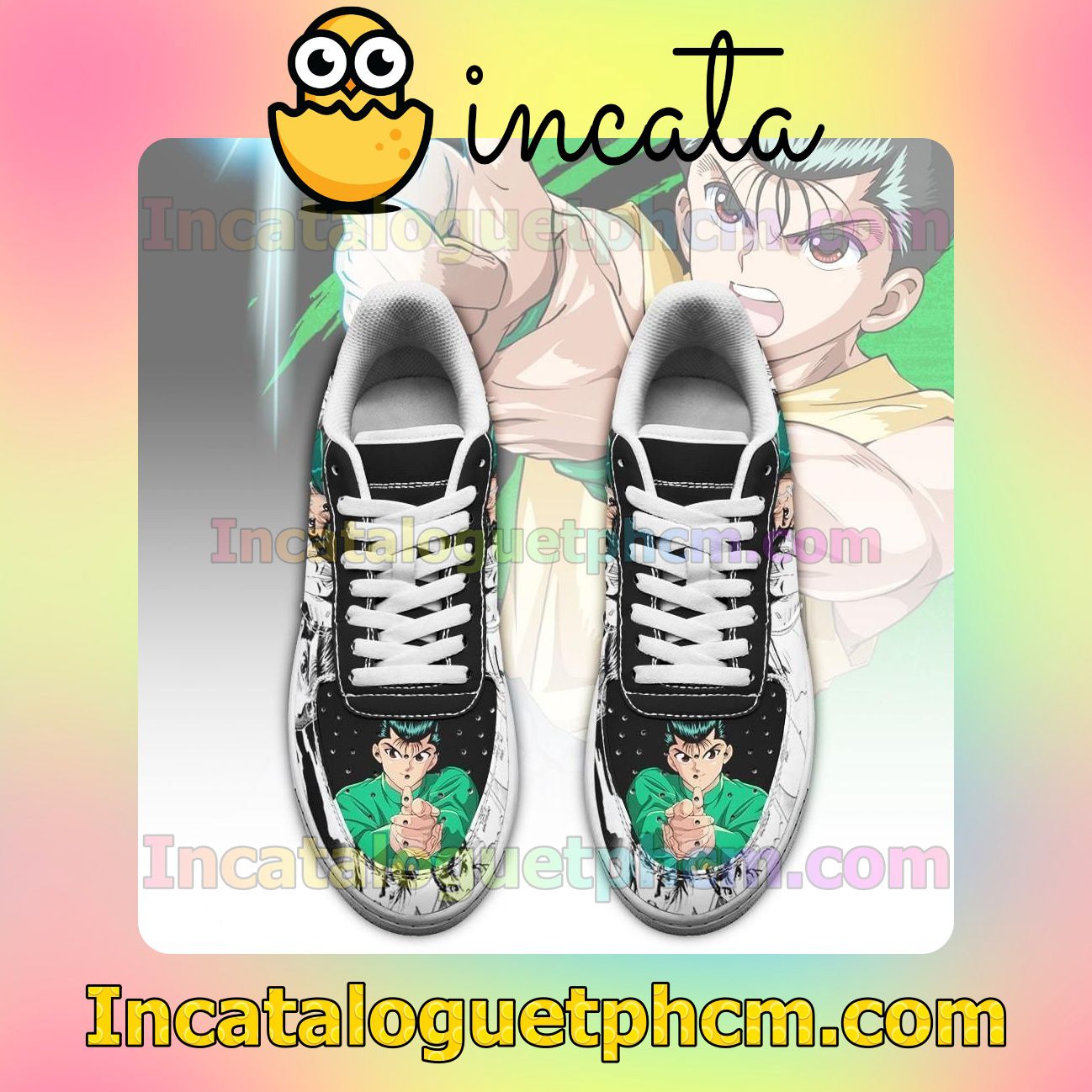 Where To Buy Yusuke Urameshi Yu Yu Hakusho Anime Manga Nike Low Shoes Sneakers